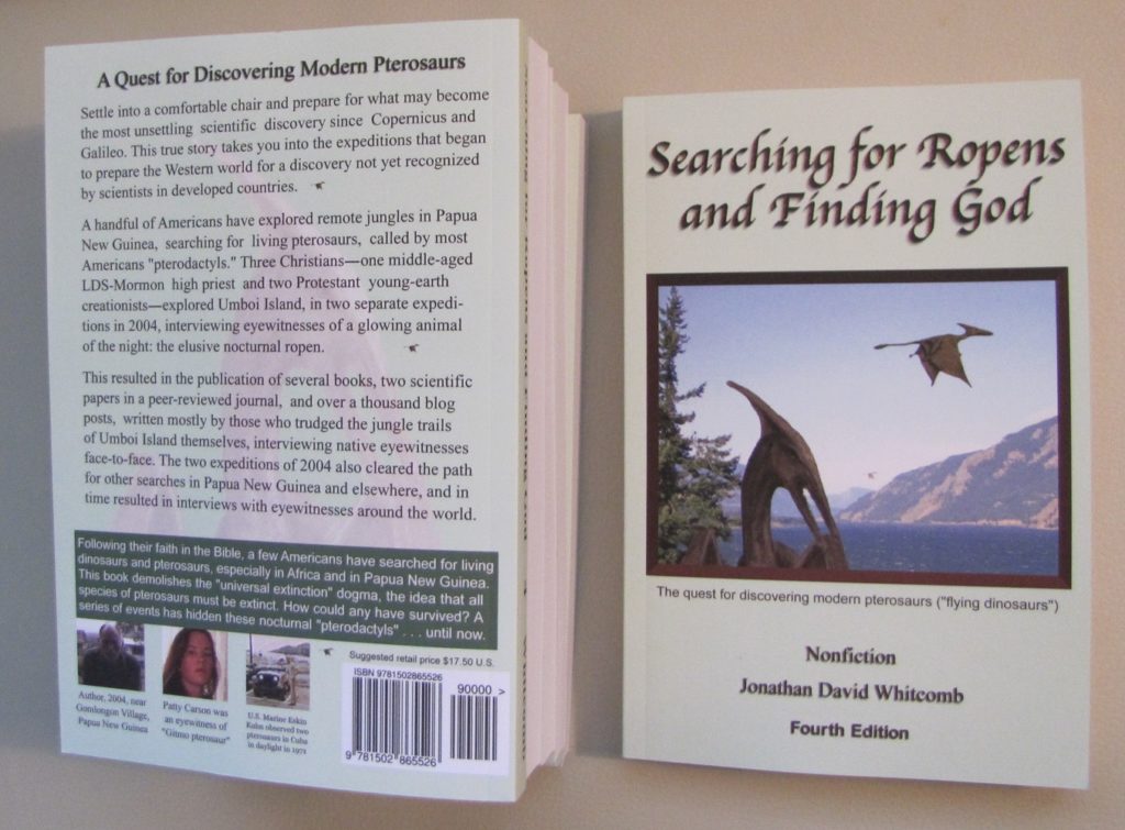 Nonfiction book on modern pterosaurs